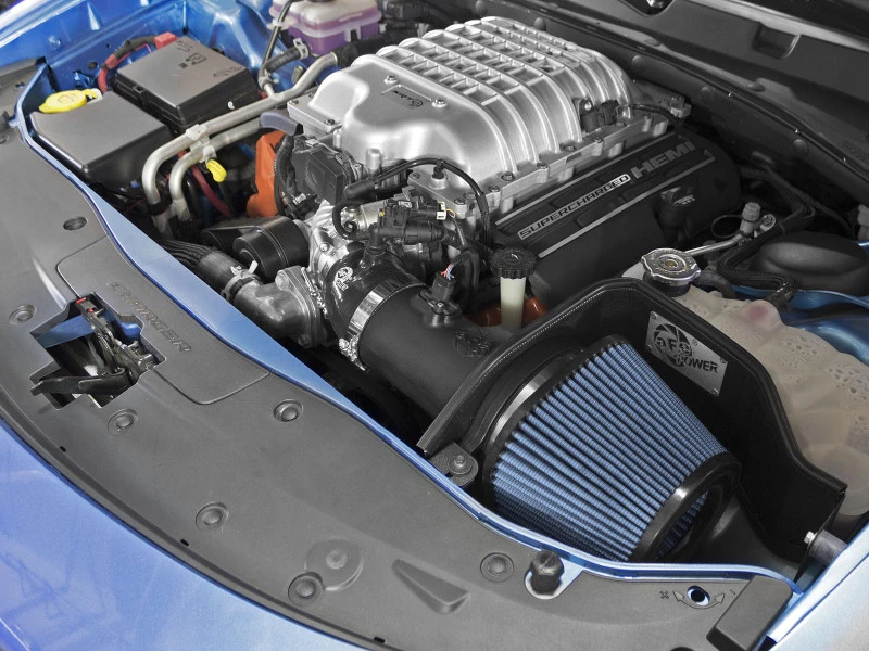 aFe MagnumFORCE Ansaugsystem Stage-2 P5R AIS 15-16 Dodge Challenger SRT Hellcat 6.2L V8 (sc)