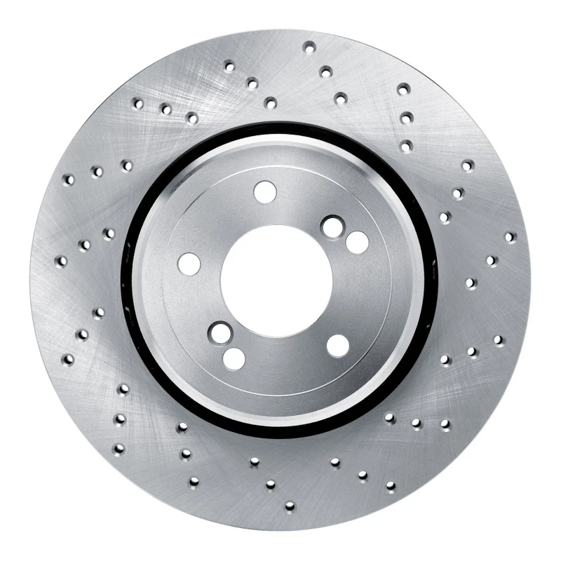 DFC 08-13 BMW M3 Right Rear Drilled Brake Rotor