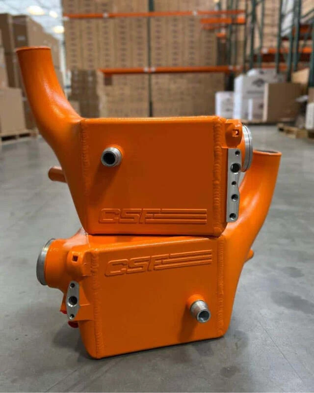 CSF 2014+ BMW X5M (F95) / X6M (F96) / XM (G09) Charge-Air-Cooler - Fire Orange Matte