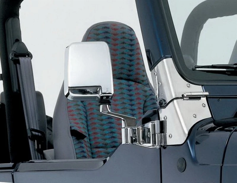 Rampage Half Door Side Mirrors for 1987-1995 Jeep Wrangler(YJ)