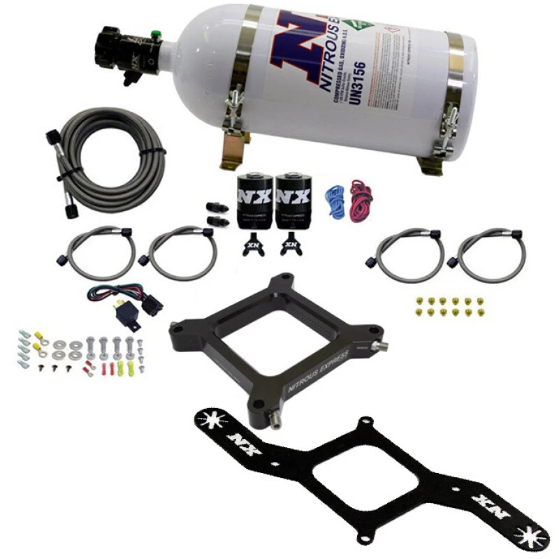 Nitrous Express 4150 Assassin Plate Stage 6 Alcohol 50-300HP (10lb Bottle)