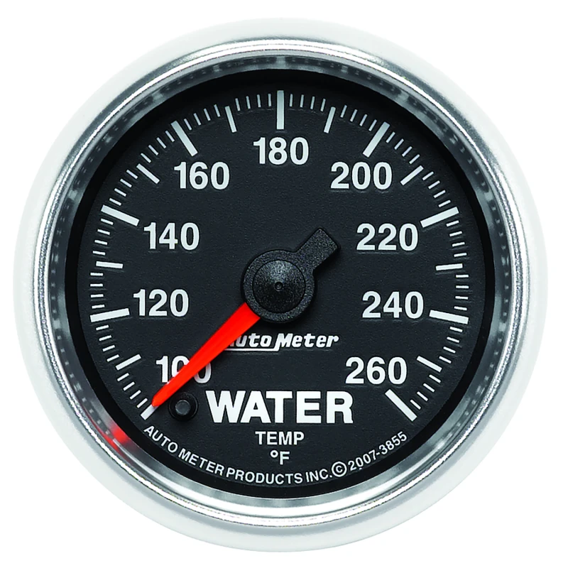 Autometer GS 100-260 degree Electronic Water Temperature Gauge