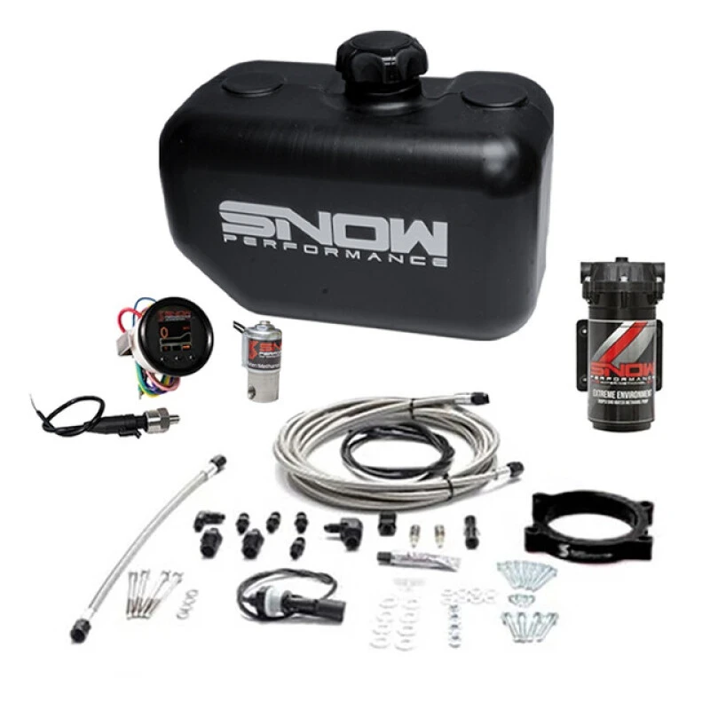 Snow Performance 16-17 Camaro Stg 2 Boost Cooler F/I Water Injection Kit (SS Braided Line & 4AN)