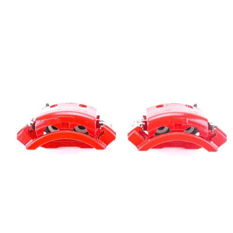 powerstop_S4796-67945c515c22c Power Stop 01-02 Dodge Ram 2500 Rear Red Calipers w/Brackets - Pair
