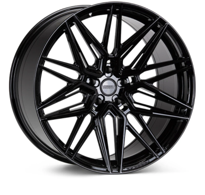 Vossen HF7 - 22x10 - ET39 - 5x120 - 63.4 - DEEP - GB - Gloss Black Wheel