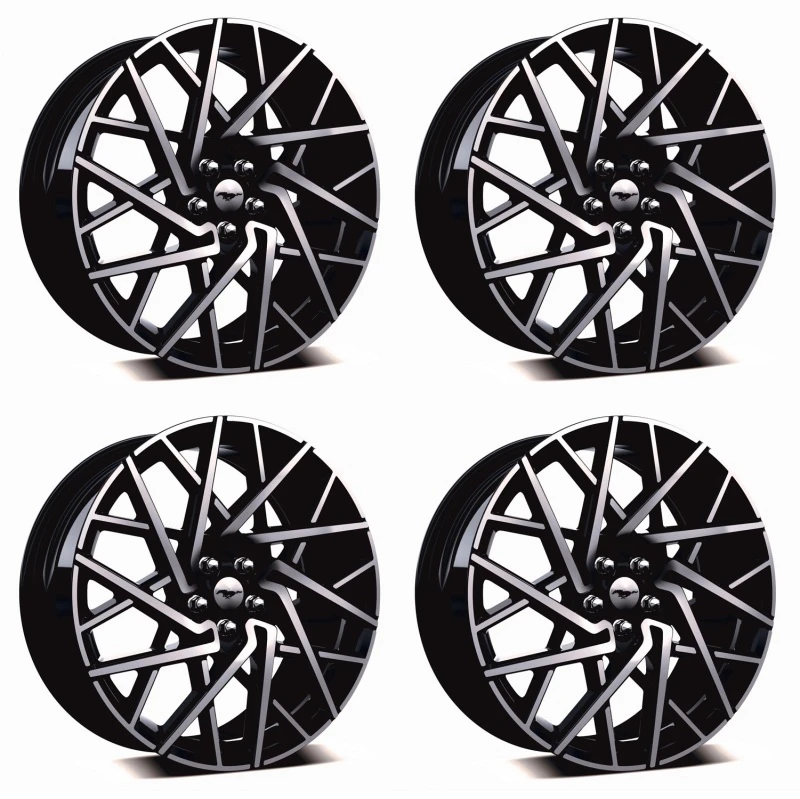 Ford Racing 21-22 Mach-E 20 Zoll bearbeitetes Felgen-Kit