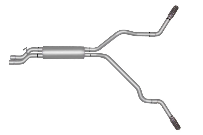 Gibson 02-05 Chevrolet Silverado 2500 HD Base 6.0L 2.5in Cat-Back Dual Extreme Exhaust - Aluminized