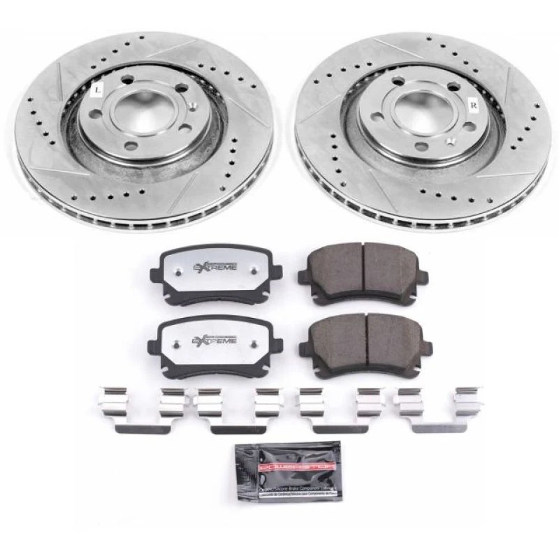 powerstop_K4564-26-67944ed11ce8c Power Stop 04-09 Audi S4 Rear Z26 Street Warrior Brake Kit