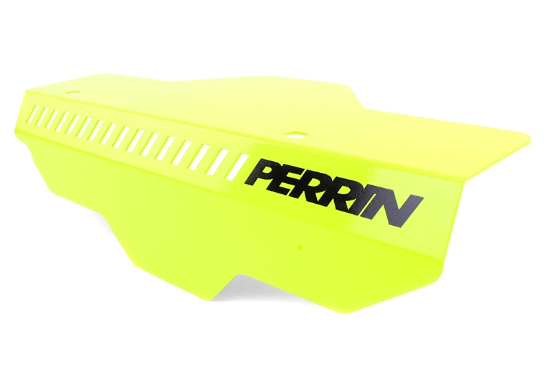 Perrin Subaru Neon Yellow Pulley Cover for Subaru