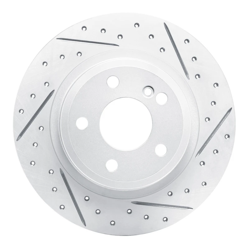 DFC 14-20 Infiniti Qx30 Rear Right Drilled & Slotted Geoperformance Rotor