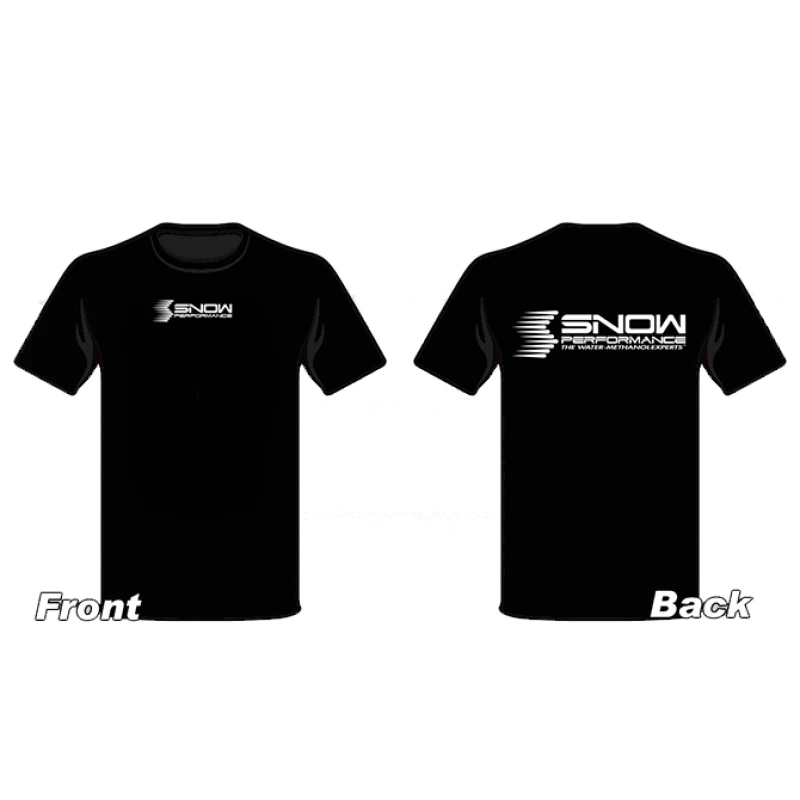Snow Performance T-Shirt Schwarz mit weißem Logo - Klein