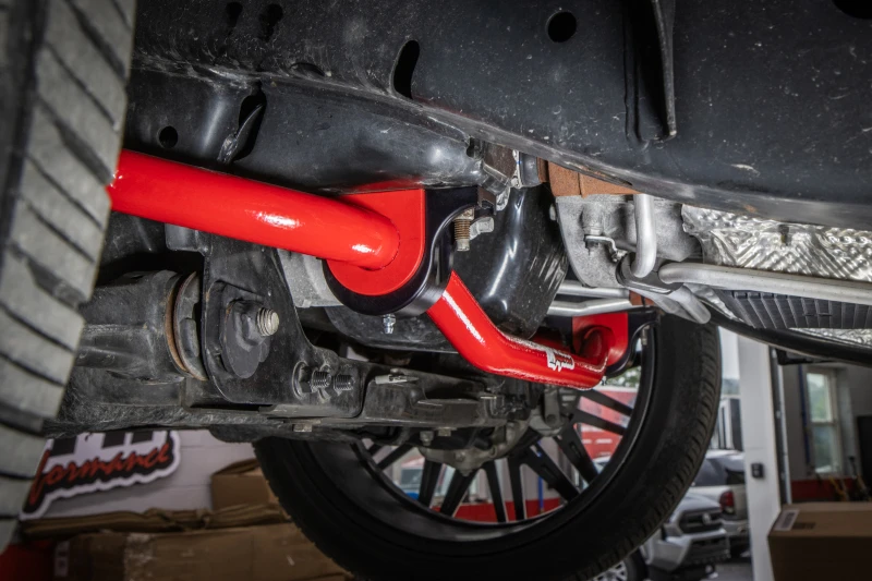 UMI Performance 21-24 Ford F-150 1 3/8in Solid Front Sway Bar - Red