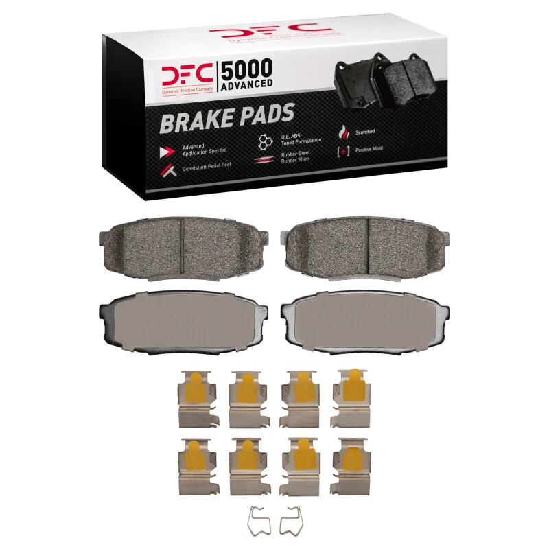 DFC 07-22 Lexus LX570 Rear 5000 Advanced Ceramic Brake Pads and Hardware Kit