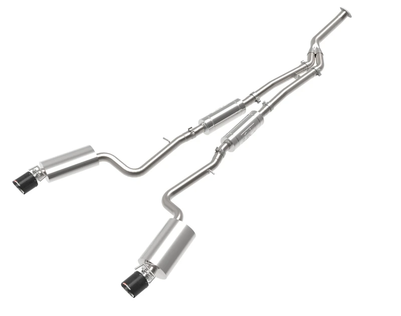 aFe POWER Takeda 16-17 Lexus IS200t L4-2.0L (t) 2,5 Zoll-3 Zoll 304 SS CB Auspuff - Carbon Fiber