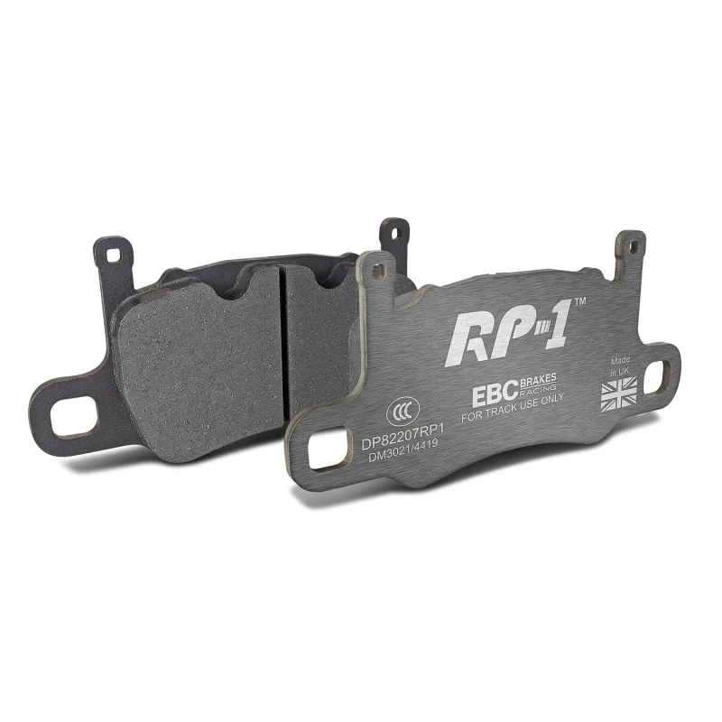 EBC Racing 13-15 Porsche 911 (991) GT3 (Cast Iron Disc Only) RP-1 Race Rear Brake Pads