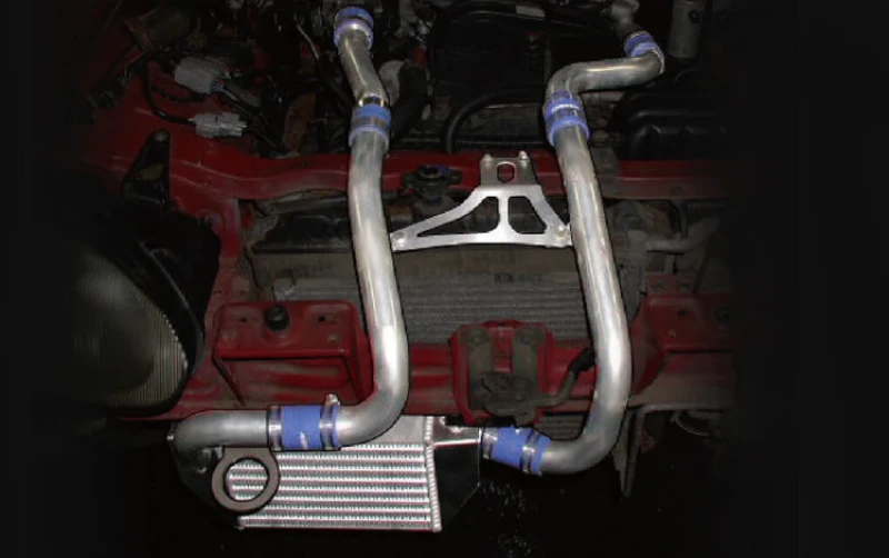 GReddy Intercooler Kit EA11R Spec-K + Aluminium Piping Set für Suzuki Cappuccino EA11R