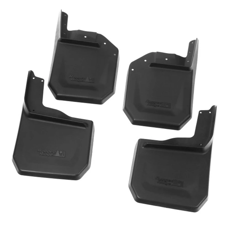 Rugged Ridge Spritzschutz-Kit Schwarz 07-18 Jeep Wrangler JK