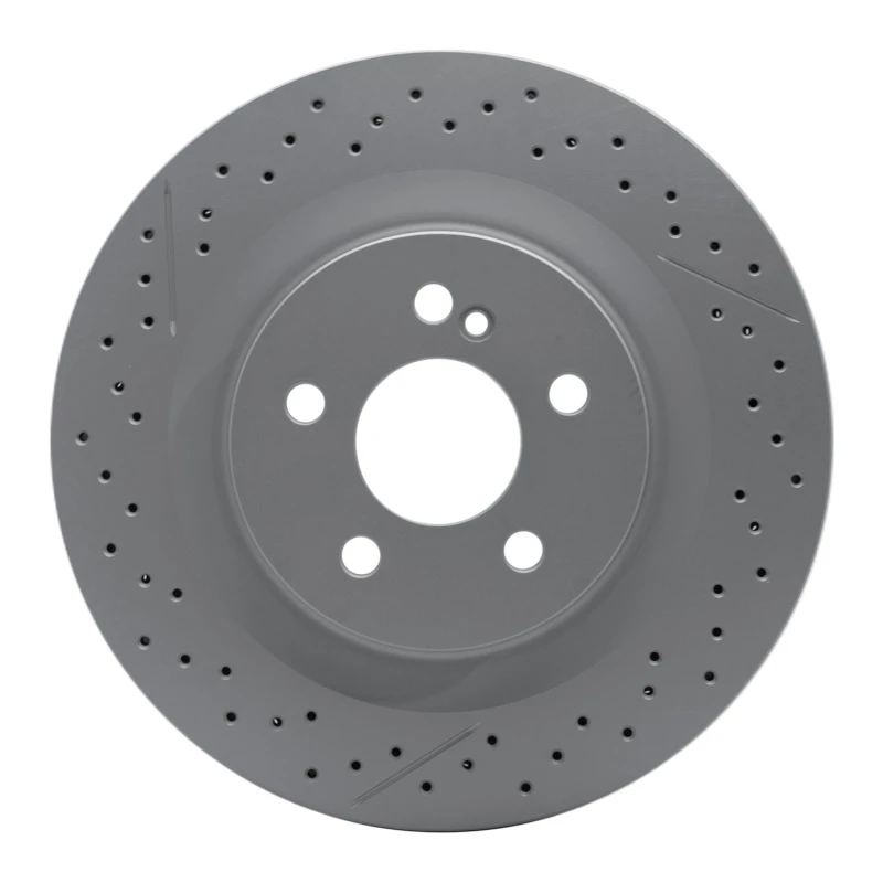 DFC 08-15 Mercedes-Benz C63 AMG Rear Drilled GeoSPEC Coated Rotor and Slotted