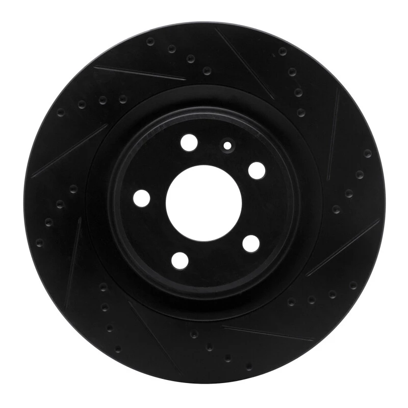 DFC 08-25 Audi SQ5 Sportback Rear Right Drilled & Slotted Black Brake Rotor
