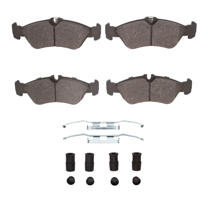 DFC 02-06 Dodge Sprinter 2500 Rear 5000 Advanced Low Metallic Brake Pads and Hardware Kit
