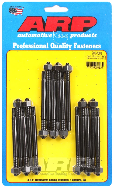 ARP Dart Brodix & B&B Ventildeckelschrauben-Satz