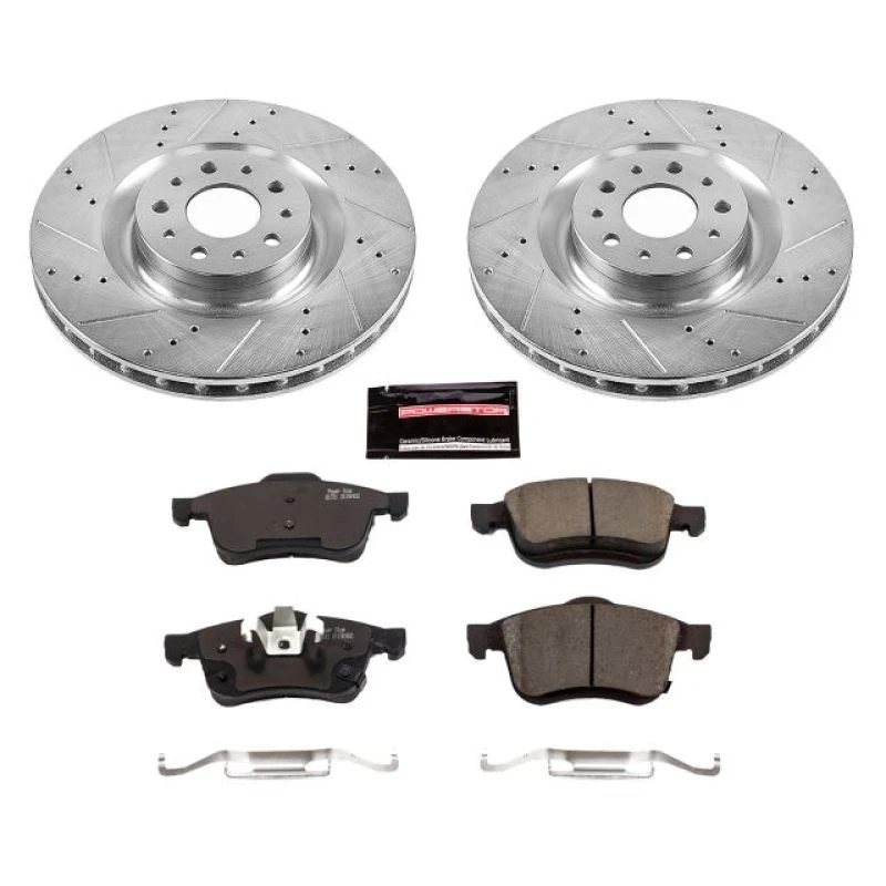 powerstop_K6840-67944faee13be Power Stop 14-19 Fiat 500L Front Z23 Evolution Sport Brake Kit