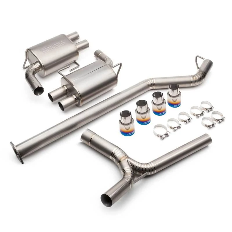 Cobb Titanium Catback Exhaust (Incl. Burnt Ti Tips) for 22-24 Subaru WRX