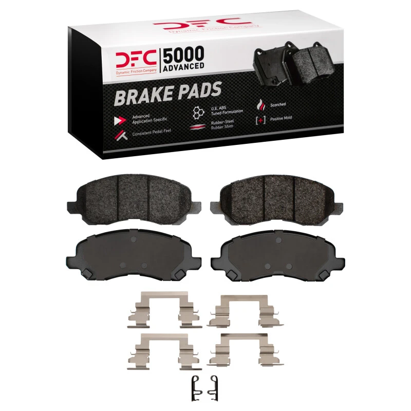 DFC 00-25 Chrysler Sebring Front 5000 Advanced Ceramic Brake Pads and Hardware Kit