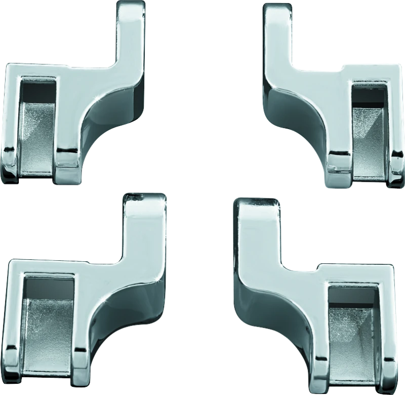 Kuryakyn Driver Floorboard Relocation Brackets for FLST Models Chrome