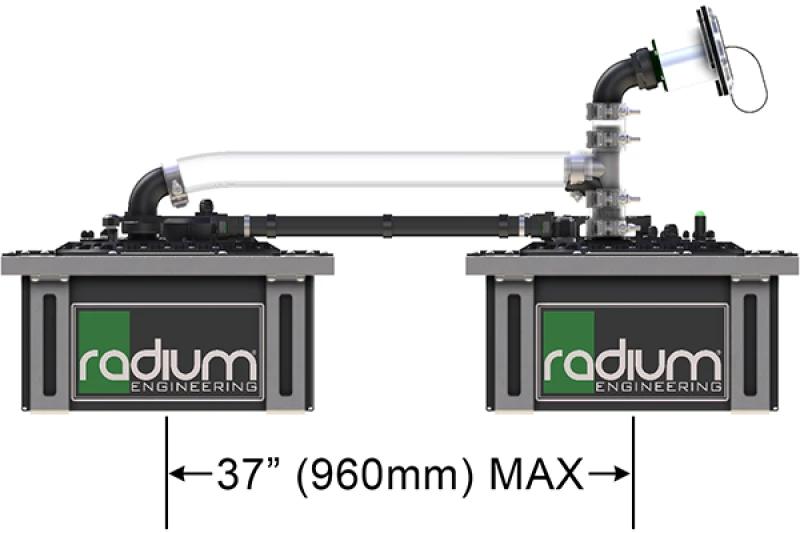 Radium Engineering Saddle Tank Fuel Cell Conversion Kit