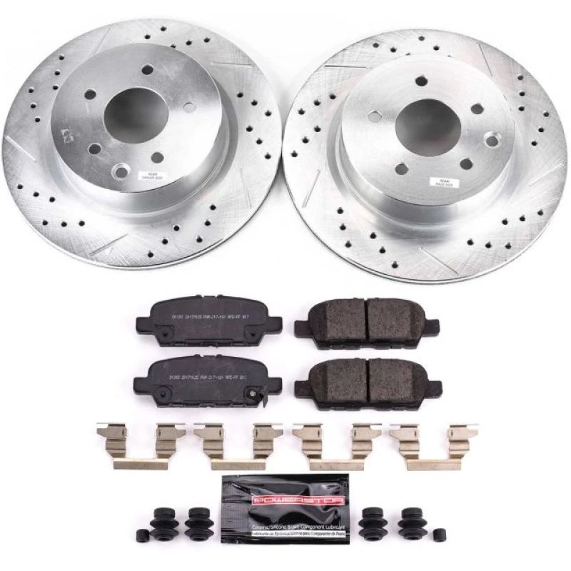 powerstop_K8062-67945bf6c30c6 Power Stop 18-19 Nissan 370Z Rear Z23 Evolution Sport Brake Kit