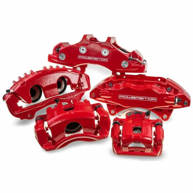 Power Stop Red Caliper (Pair) for 10-14 Subaru Outback