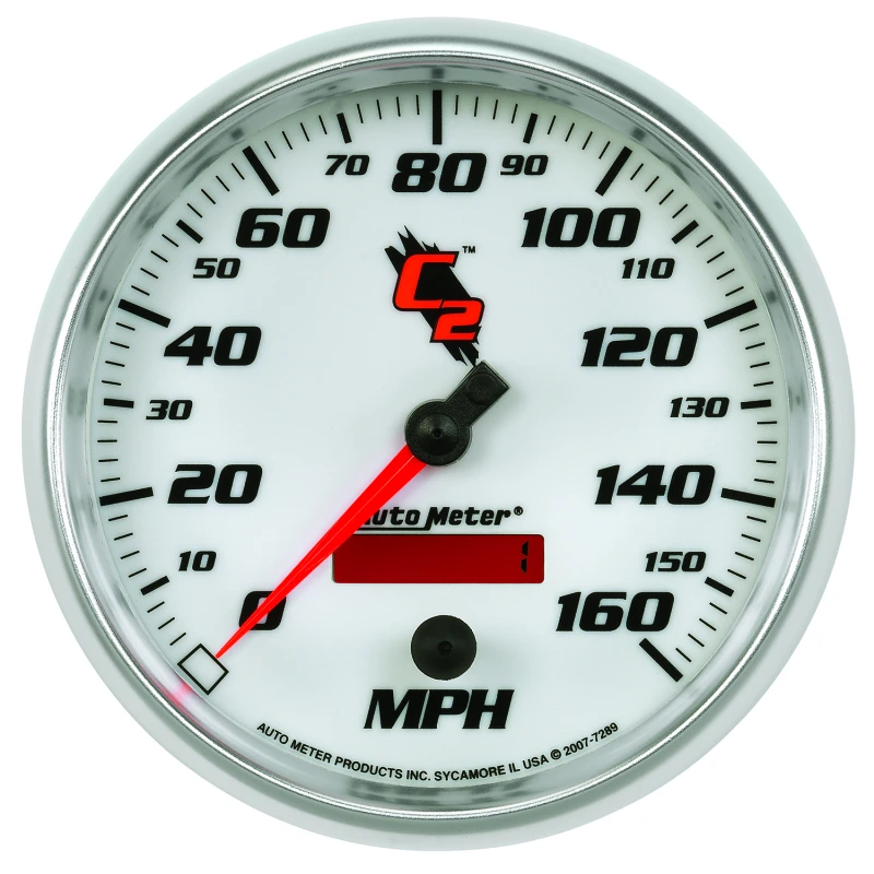 Autometer C2 5 inch 160MPH In-Dash Electronic Programmable Speedometer