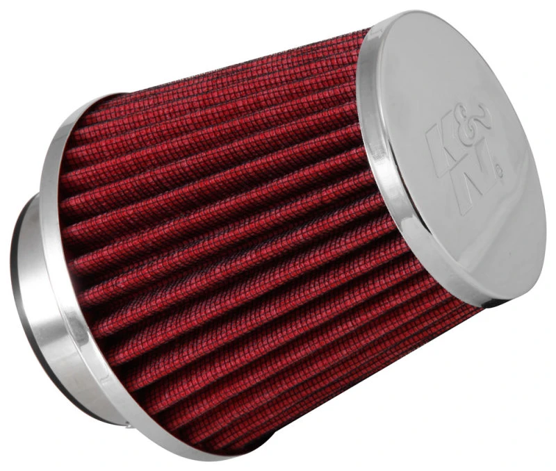 K&N Universeller Chrom-Filter 2 3/4 Zoll FLG / 4 1/2 Zoll Boden / 4 1/2 Zoll Höhe