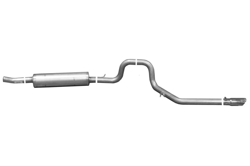 Gibson 02-05 Ford Explorer Limited 4.0L 2.5in Cat-Back-Einzelauspuff - Edelstahl