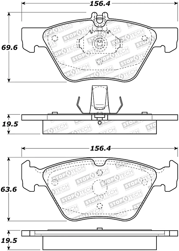 StopTech Street Brake Pads