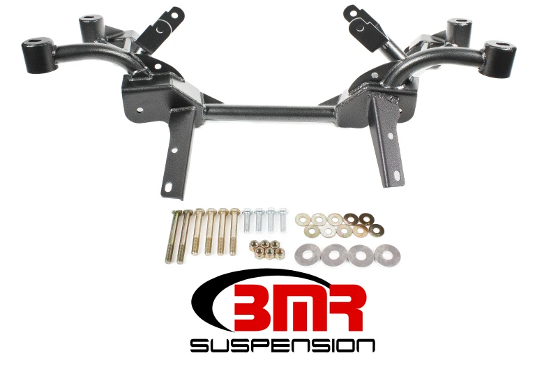 BMR 82-82 3. Generation F-Body K-Member mit LS1-Motorhalterungen und Pinto-Lenkradhalterungen - Schwarz-Hammertone