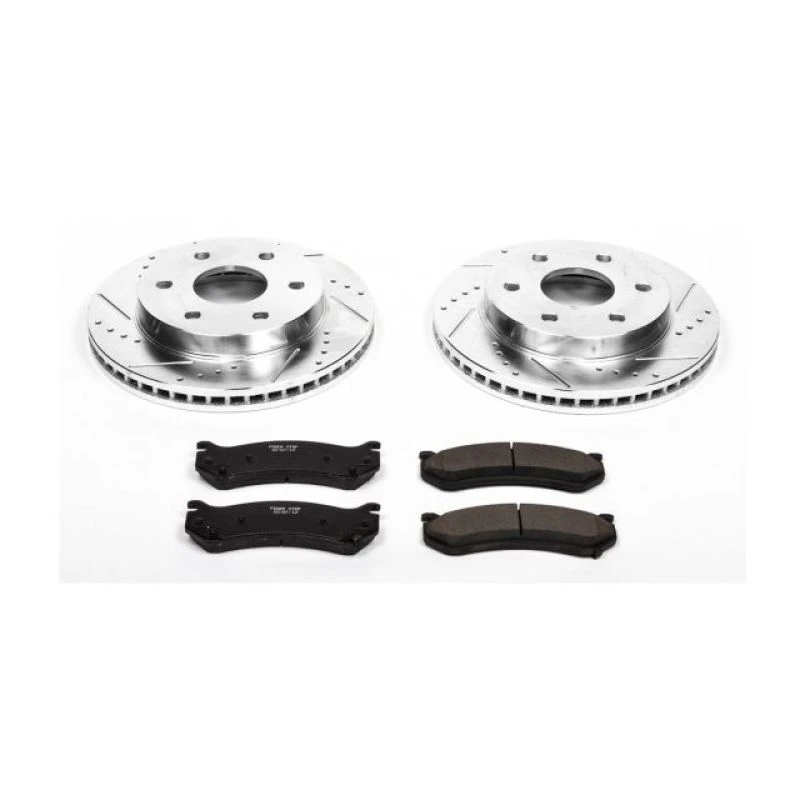 powerstop_K2009-67945857cea5c Power Stop 02-06 Cadillac Escalade Front Z23 Evolution Sport Brake Kit