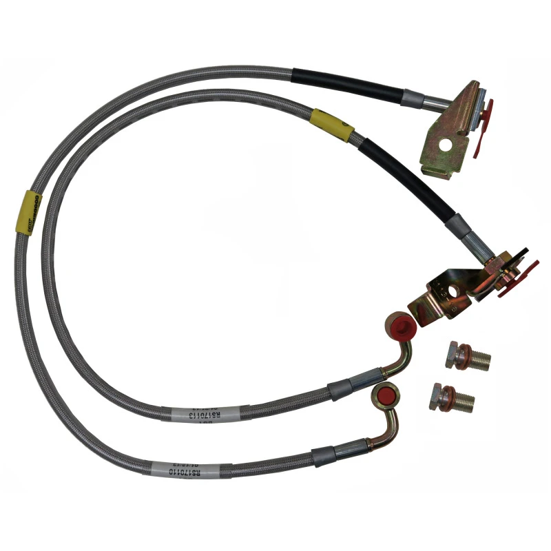 Rancho RockGEAR Front Brake Lines for Jeep Wrangler JK