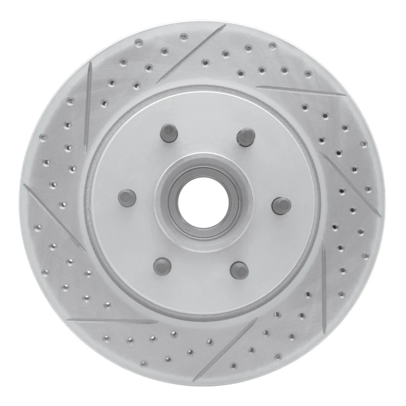 DFC 04-08 Ford F-150 Rwd Front Left Drilled & Slotted Geoperformance Rotor