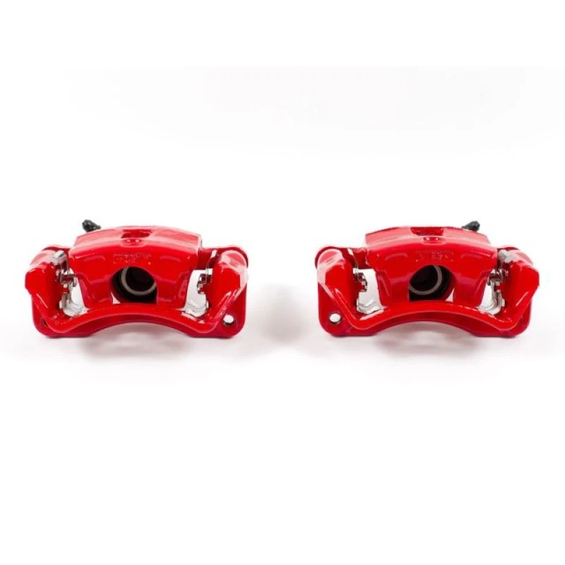 powerstop_S1692-6794602c92faf Power Stop 95-05 Chrysler Sebring Rear Red Calipers w/Brackets - Pair