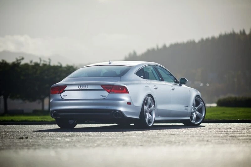 AWE Tuning Audi C7 A7 3.0T Touring Edition Auspuff - Dual Outlet Diamant-Schwarz Spitzen