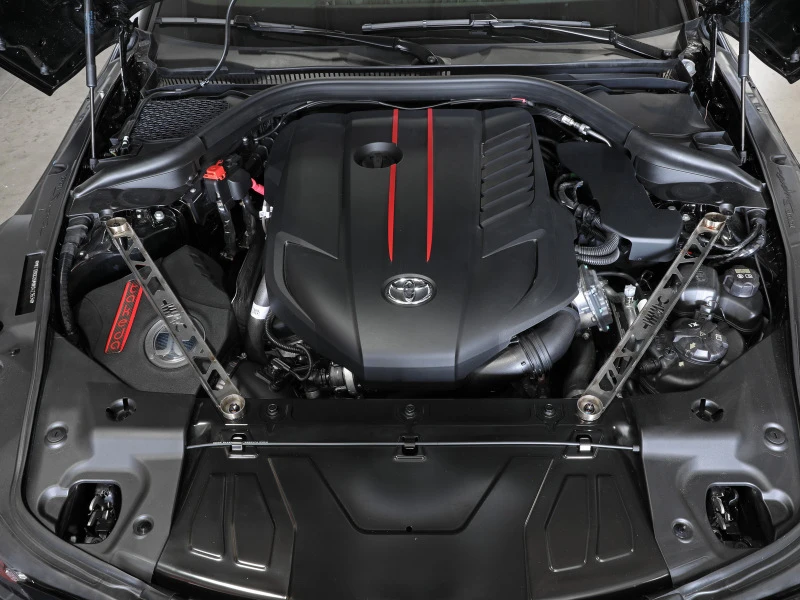 aFe CONTROL 304 Edelstahl Front Federbeinhalter Roh - Toyota GR Supra (A90) 20-21