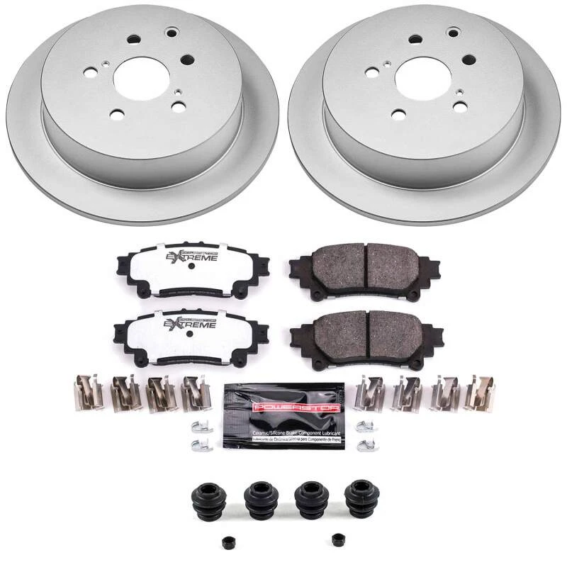 Power Stop 10-15 Lexus RX350 Rear Z36 Coated Truck & Tow Brake Kit