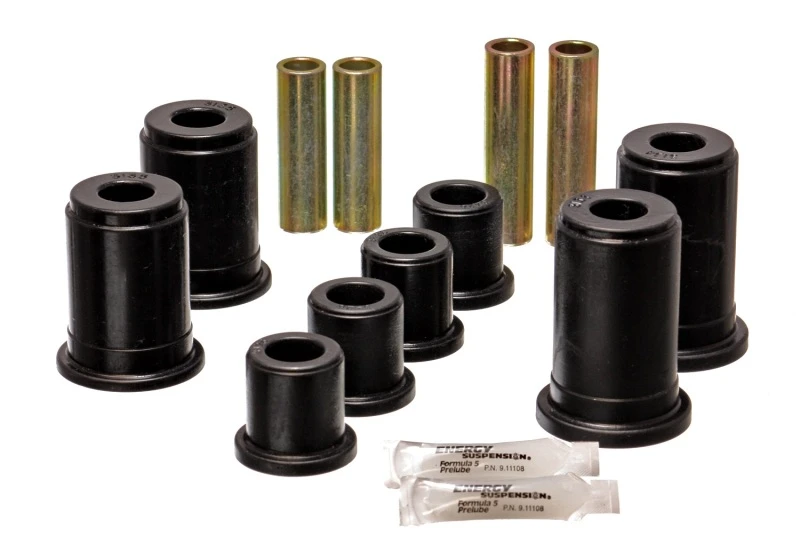 Energy Suspension 99-04 Chevy Silverado/GMC Sierra Schwarzes Vorder- und Unteres Kontrollarmbuchsen-Set