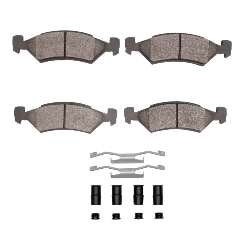 DFC 81-89 Chrysler LeBaron Front 4000 HybriDynamic Brake Pads and Hardware Kit
