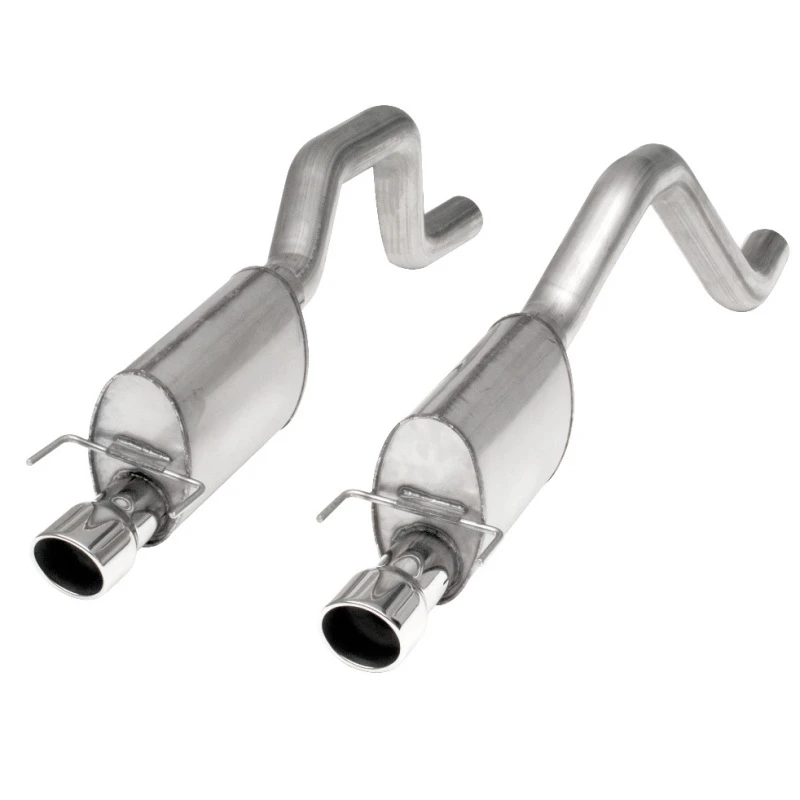 Stainless Works 2006-13 Corvette C6ZO6/ZR1 3 Zoll Axleback S-Rohr Schalldämpfer Dual 4 Zoll gerollte Kanten Tips