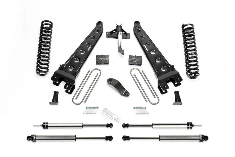Fabtech 19-20 Ford F450/F550 4WD Diesel 6 Zoll Rad-Arm-System mit Coils & DL-Stoßdämpfern