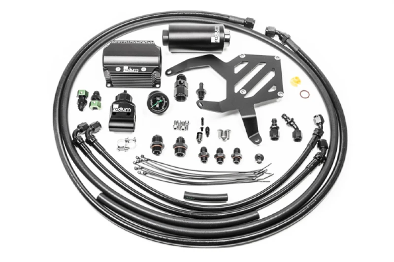 Radium Engineering FR-S/BRZ/GT86/GR86 Kraftstoffhänger-Plumbing-Kit mit Microglass-Filter