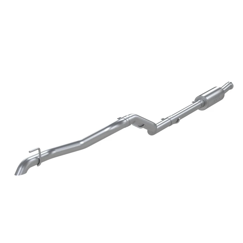 MBRP 2020 Jeep Gladiator 3.6L 2.5 Zoll Einzelrohrausgang Cat Back Auspuff - Aluminized (Off-Road)